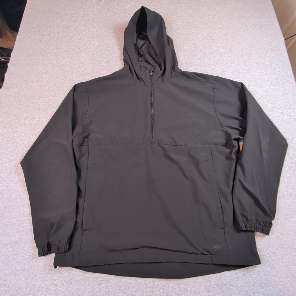PUMA Ripguard Anorak Golf Jacket Mens XL Black 628856-01 Hooded Pullover